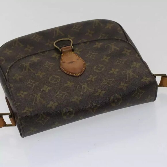 LOUIS VUITTON Monogram Saint Cloud GM Shoulder Bag M51242 LV Auth th3921 - Picture 6 of 16